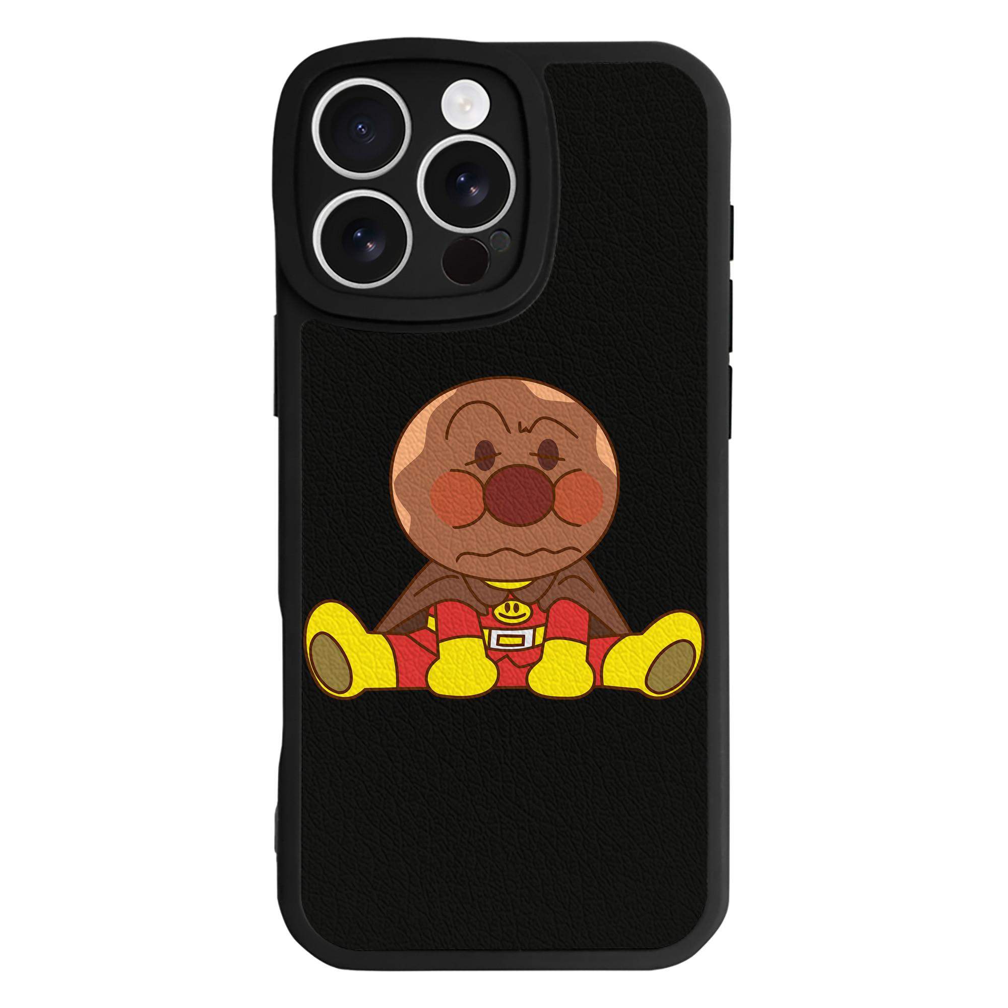 （画像用） アンパンマン Anpanman 【iPhone 16シリーズ対応】シリコンスマホケース（レザー調） 材質：シリコン